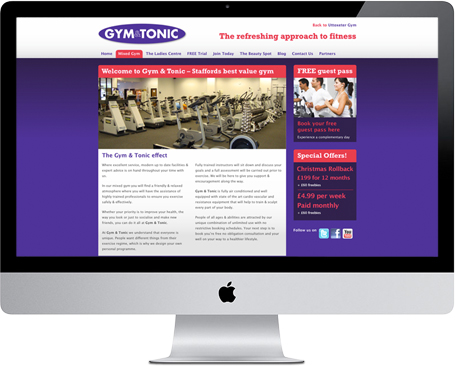 Gym & Tonic website